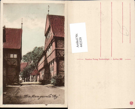 442329,Denmark Aarhus Frau den gamle By Straßenansicht