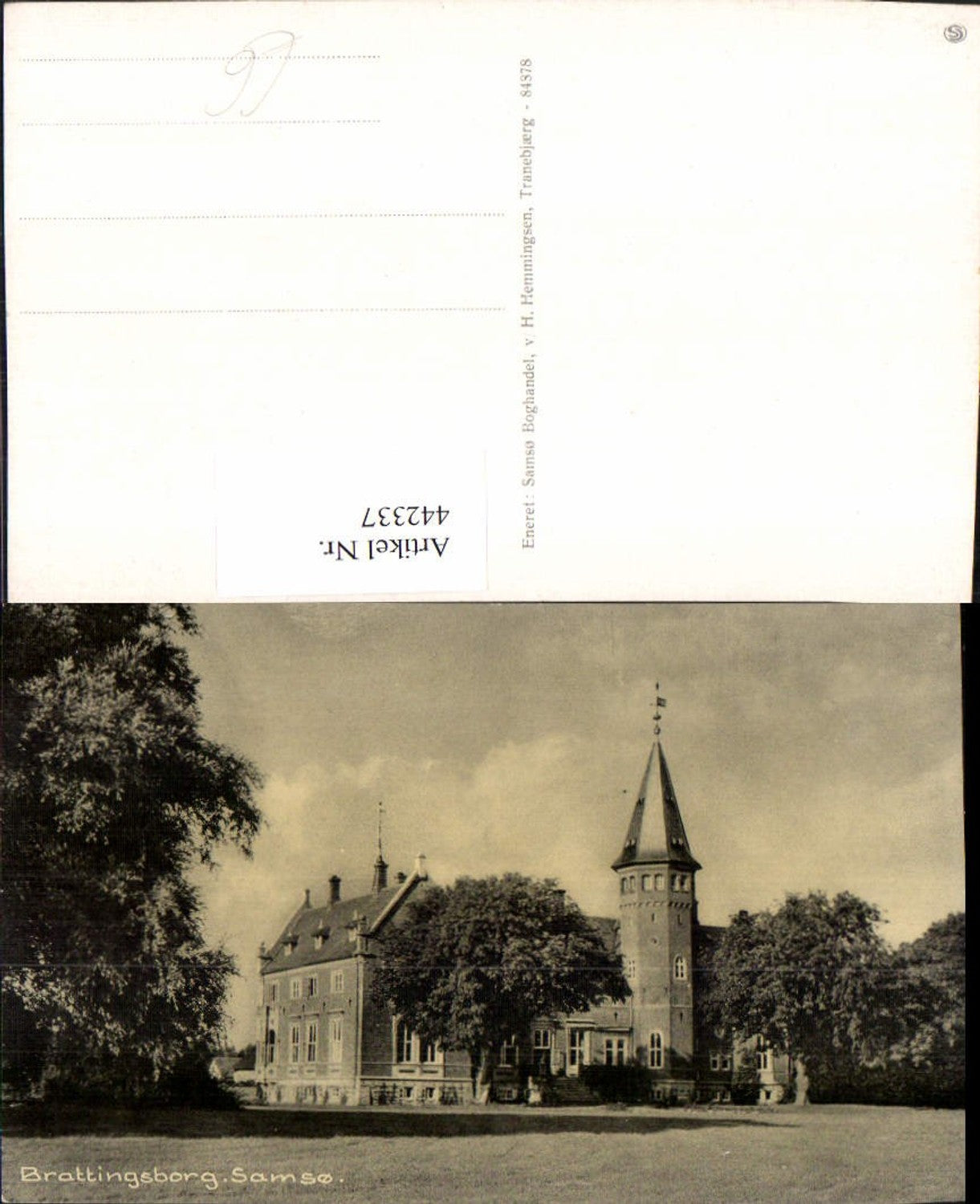 442337,Denmark Samso Brattingsborg Schloss Turm