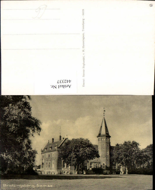 442337,Denmark Samso Brattingsborg Schloss Turm