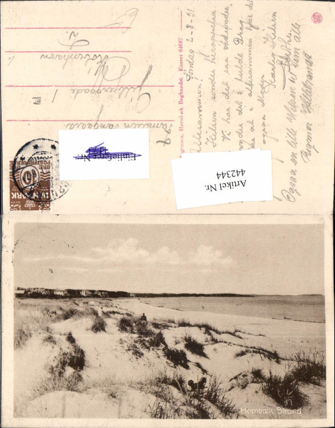 442344,Denmark Hornboek Strand Dünen