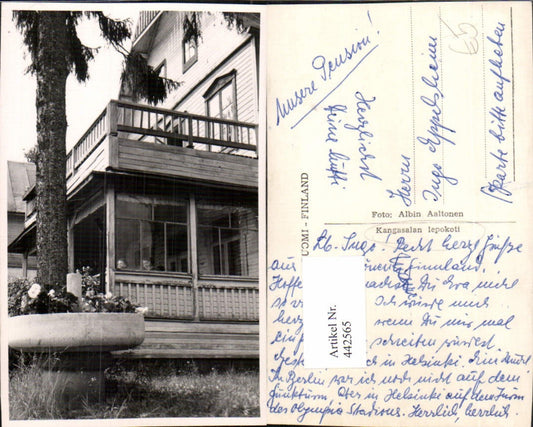 442565,Finland Kangasala lepokoti Haus Gebäude