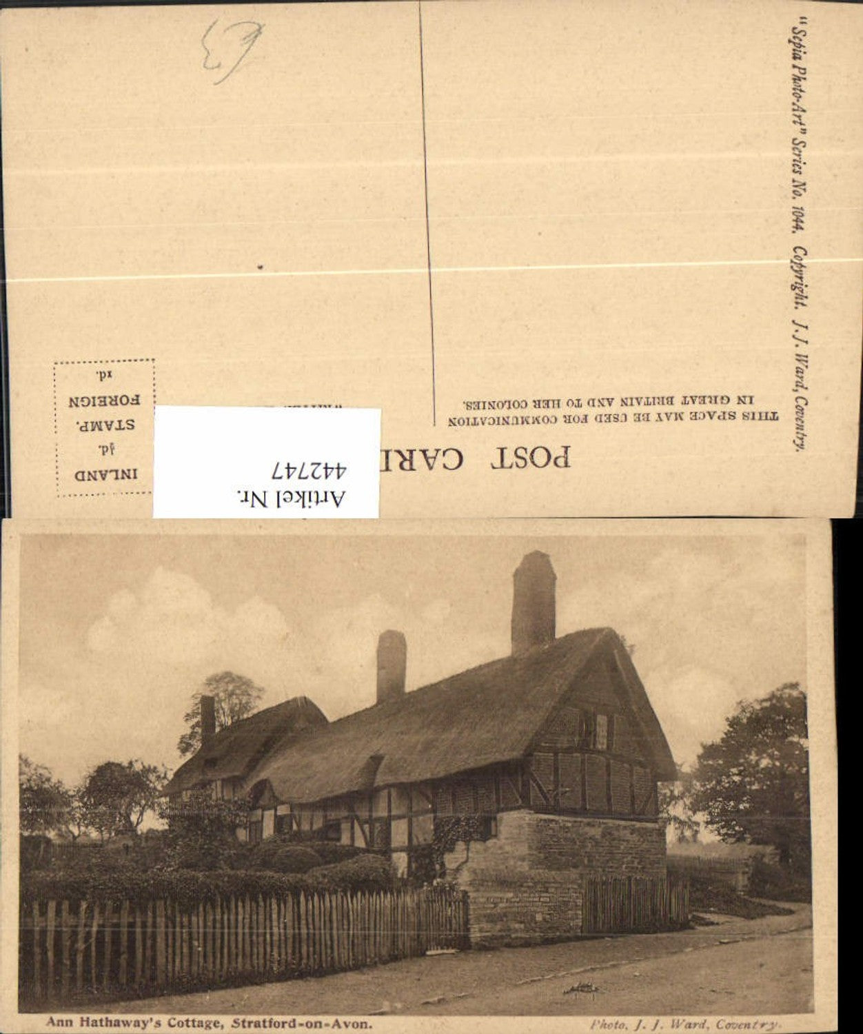 Alte Ansichtskarte – Old Postcard