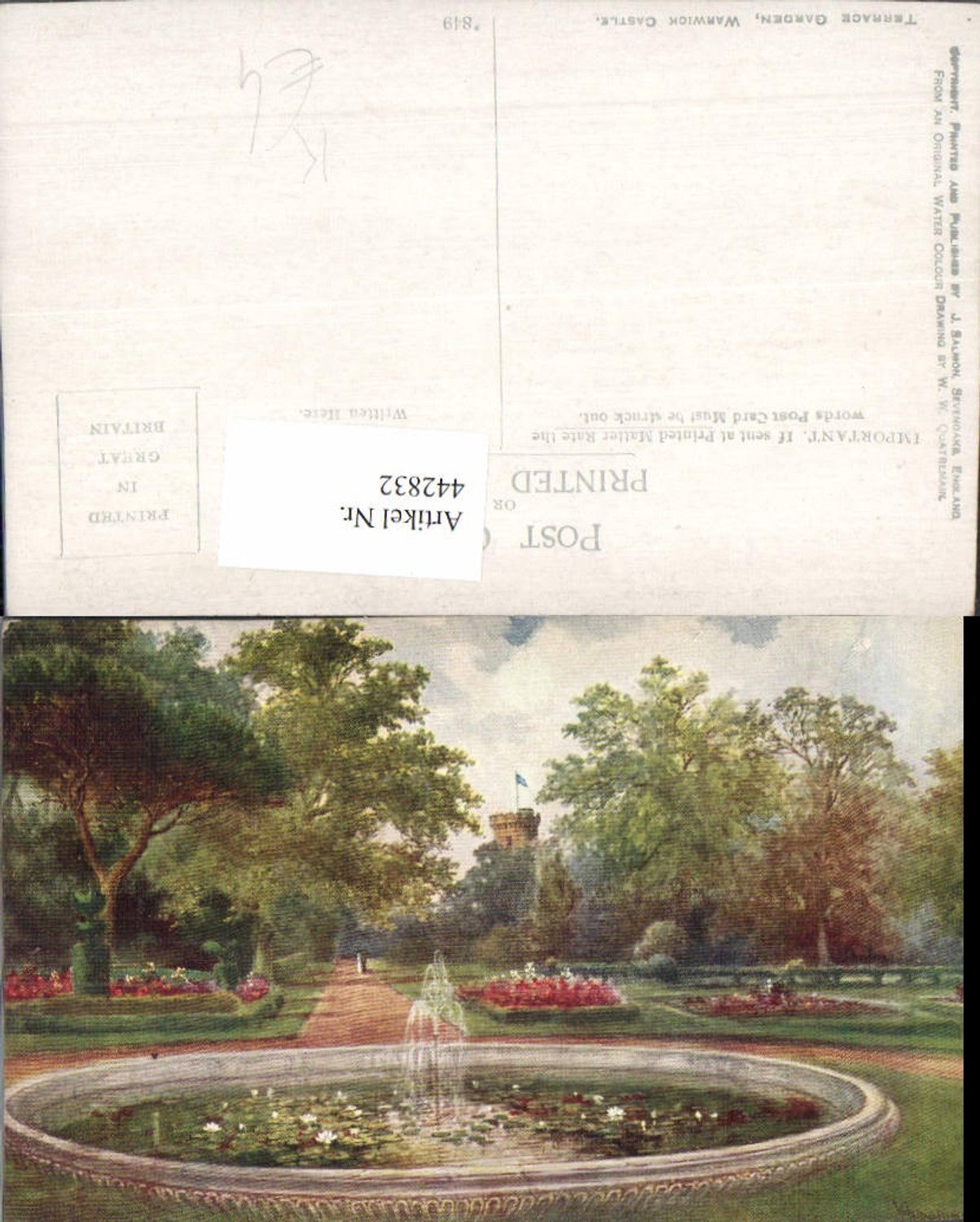 Alte Ansichtskarte – Old Postcard