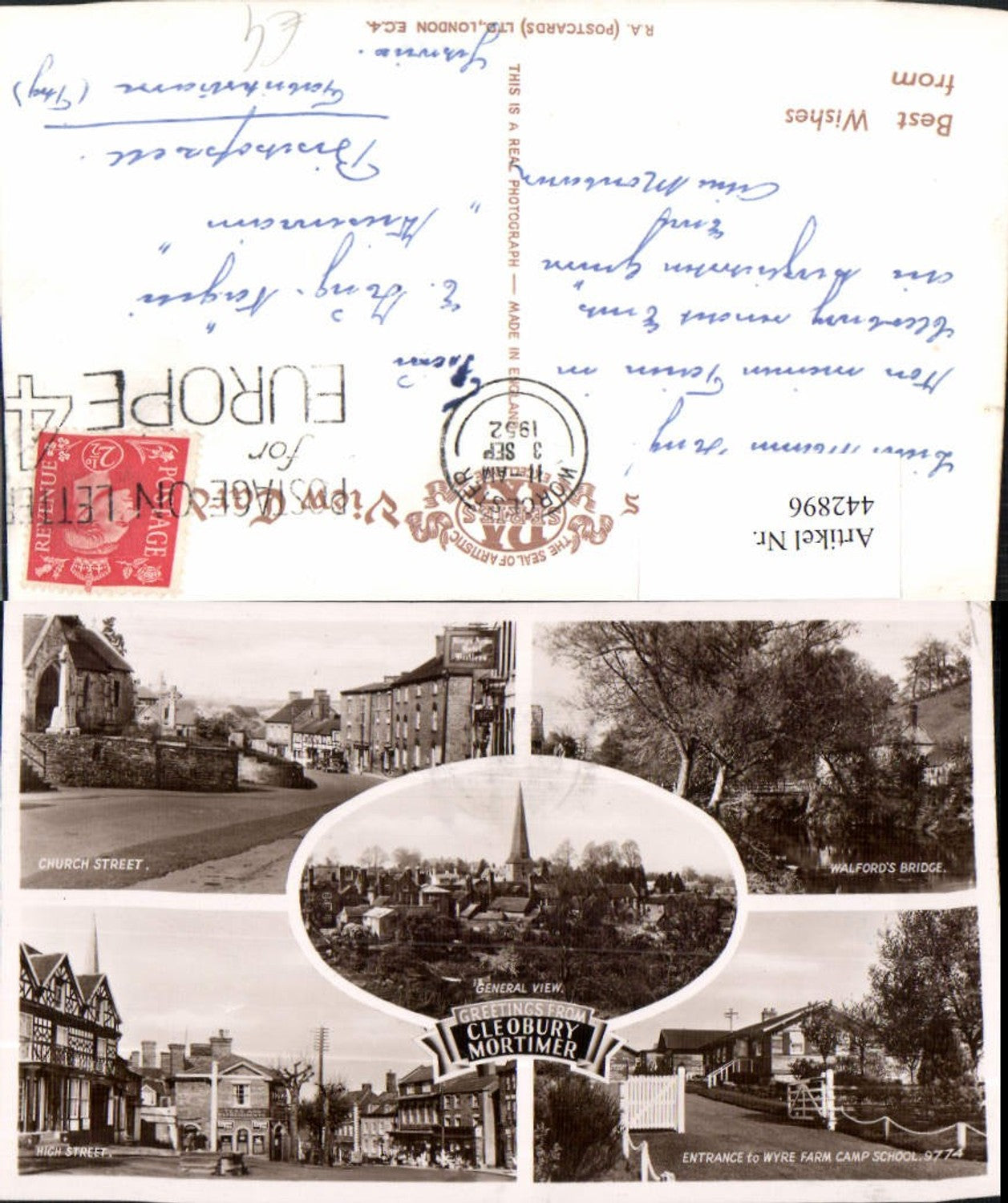 Alte Ansichtskarte – Old Postcard