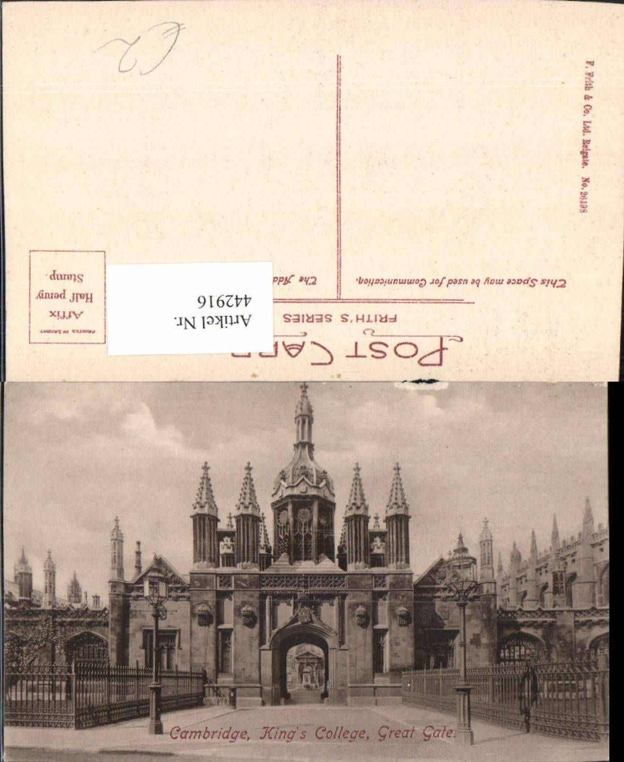 Alte Ansichtskarte – Old Postcard