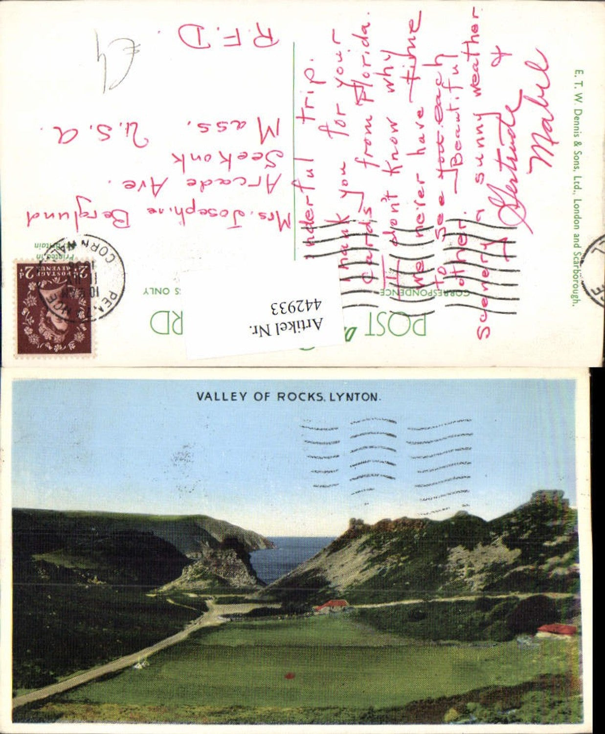 Alte Ansichtskarte – Old Postcard