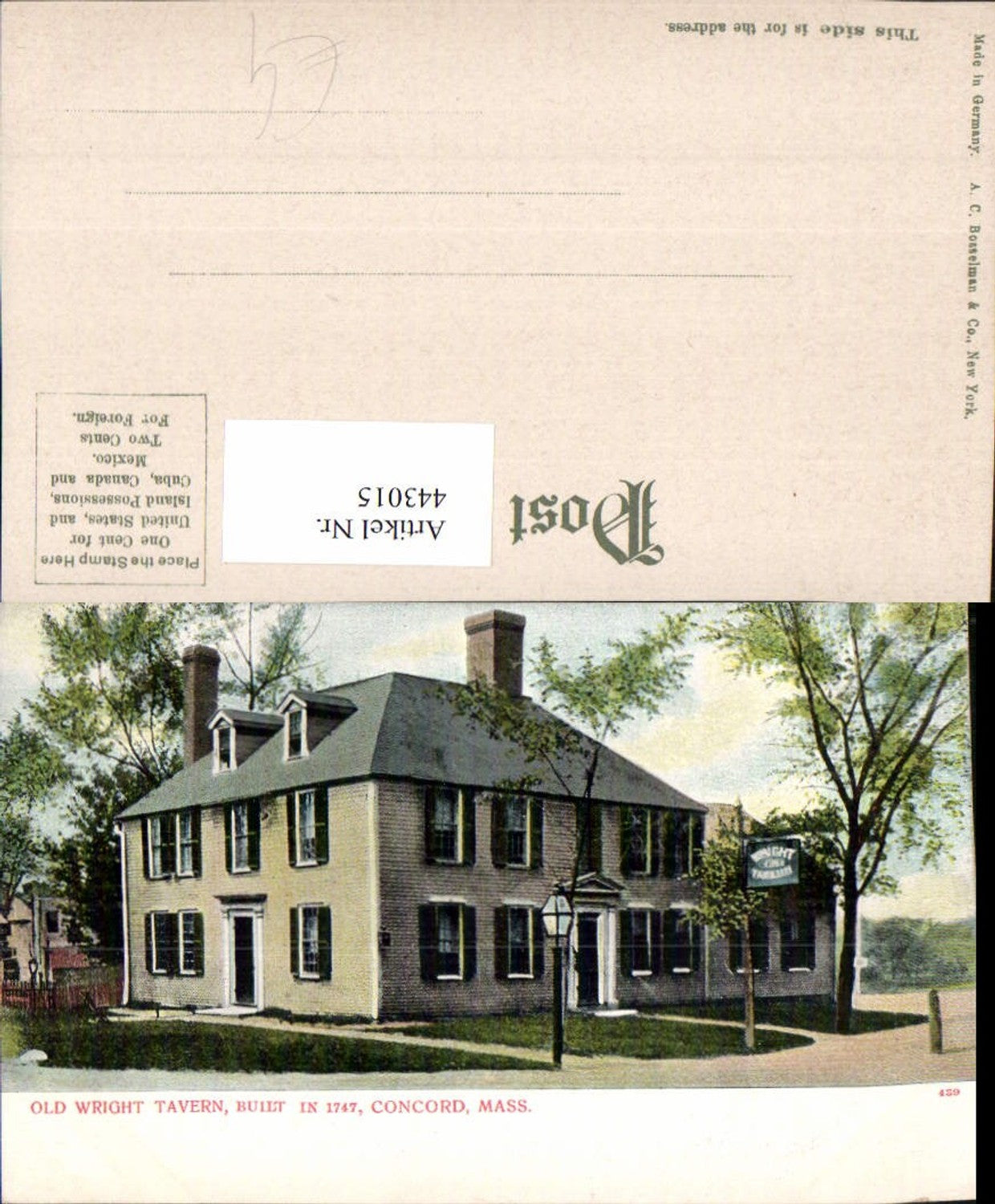 Alte Ansichtskarte – Old Postcard