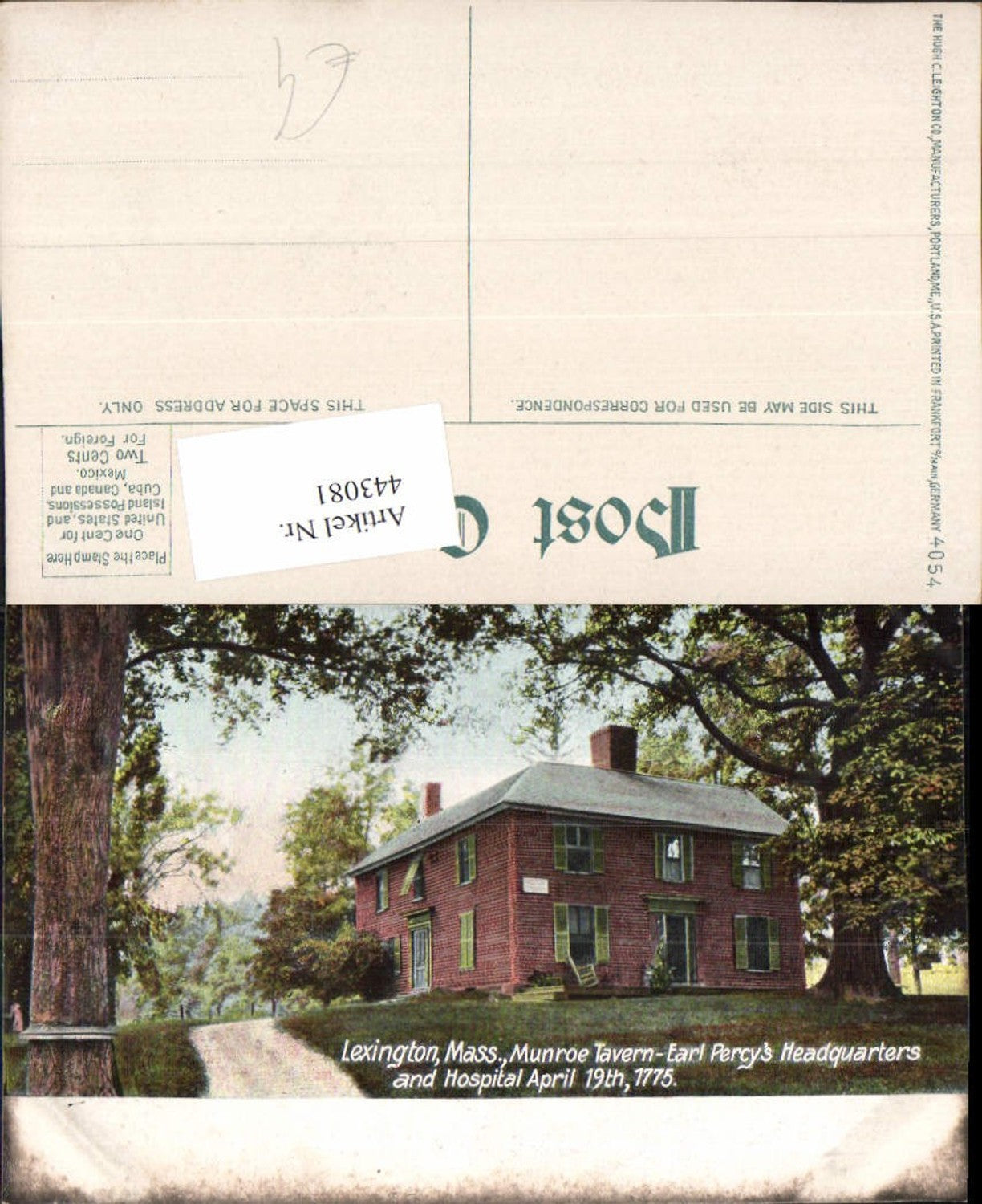 Alte Ansichtskarte – Old Postcard