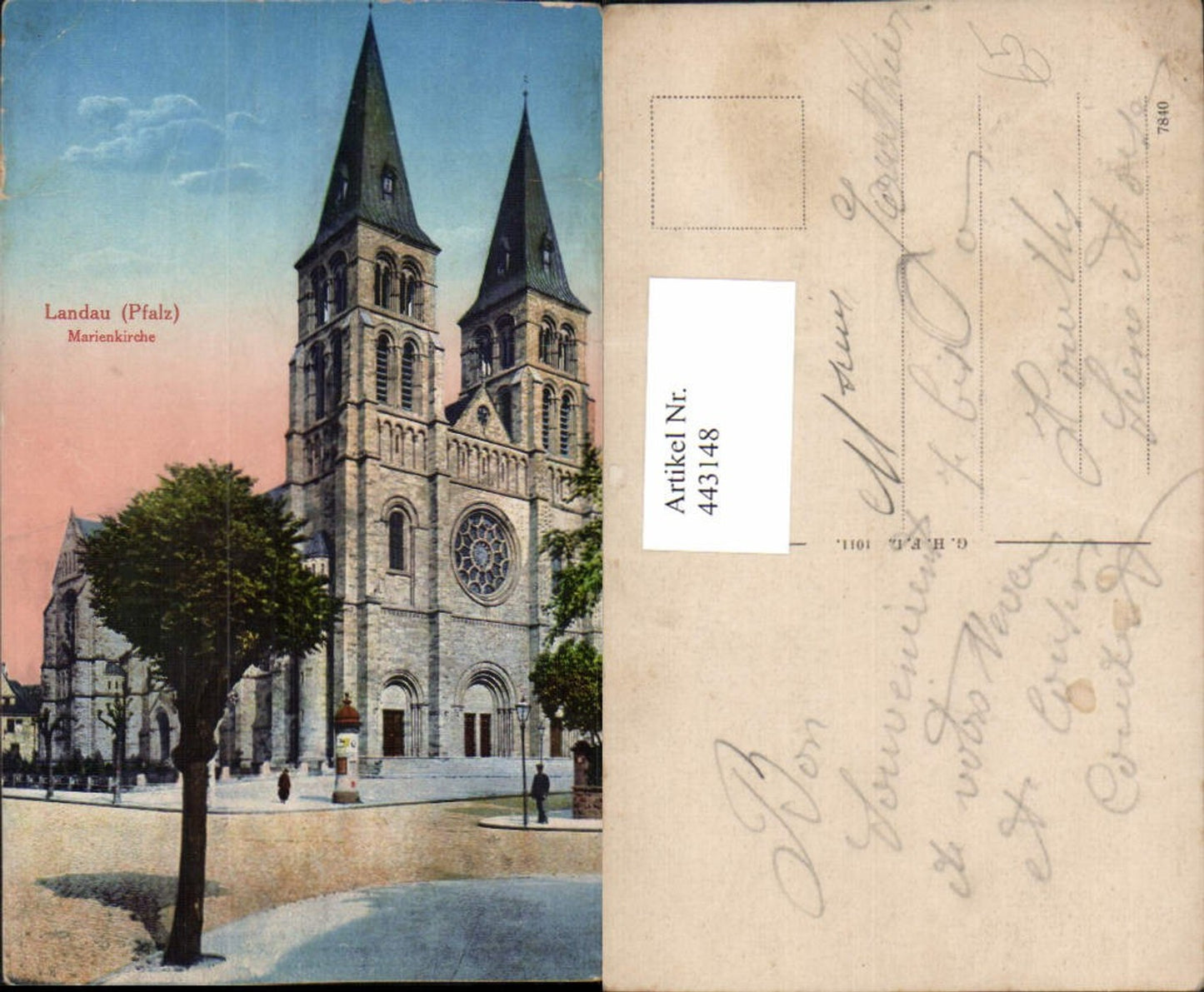443148,Landau in d. Pfalz Marienkirche Kirche