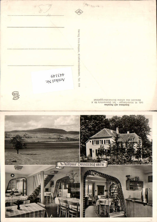 443149,Dannenfels Waldhaus Gasthaus Pension Mehrbildkarte