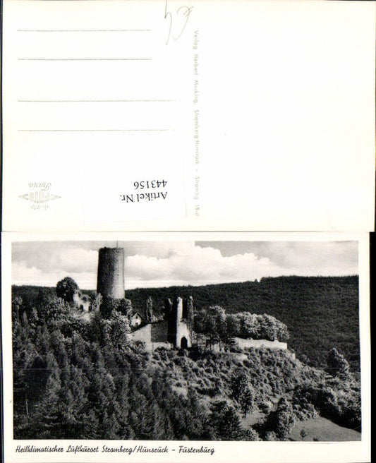 443156,Stromberg Hunsrück Fustenburg Burg Ruine