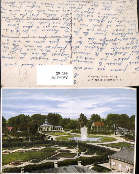 443168,Ludwigshafen am Rhein Blick in den Ebertpark Park