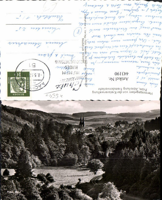 443190,Prüm in d. Eifel Teilansicht Kirche