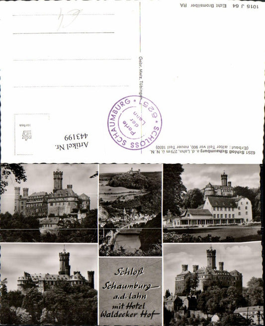 443199,Schloss Schaumburg an d. Lahn b. Balduinstein Mehrbildkarte