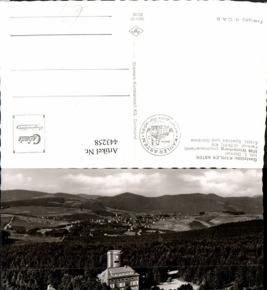 443258,Winterberg im Hochsauerland Totale Astenturm Fliegeraufnahme