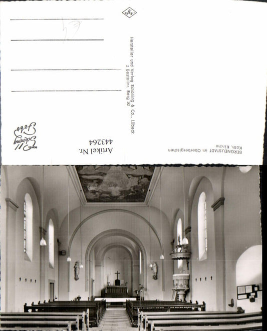 443264,Bergneustadt im Oberbergischen Katholische Kirche Innenansicht