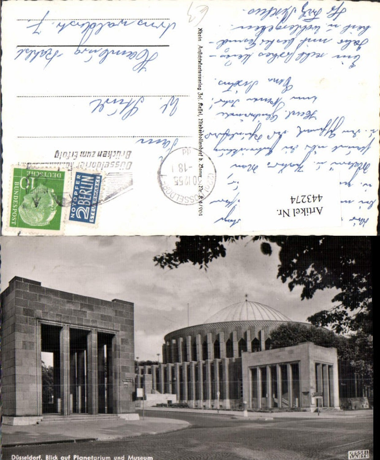 443274,Düsseldorf Blick auf Planetarium u. Museum