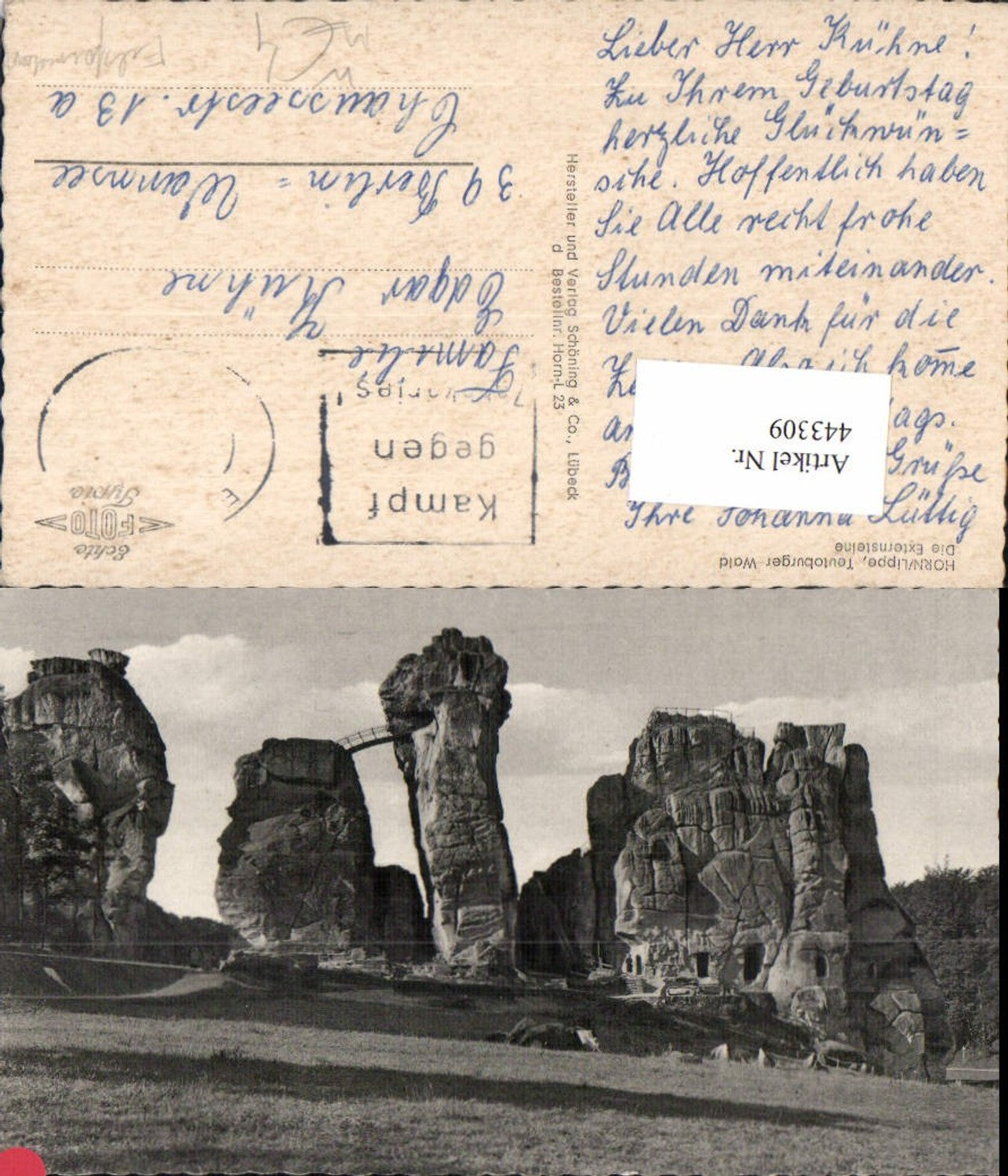 443309,Horn-Bad Meinberg Externsteine Felsen Felsformation