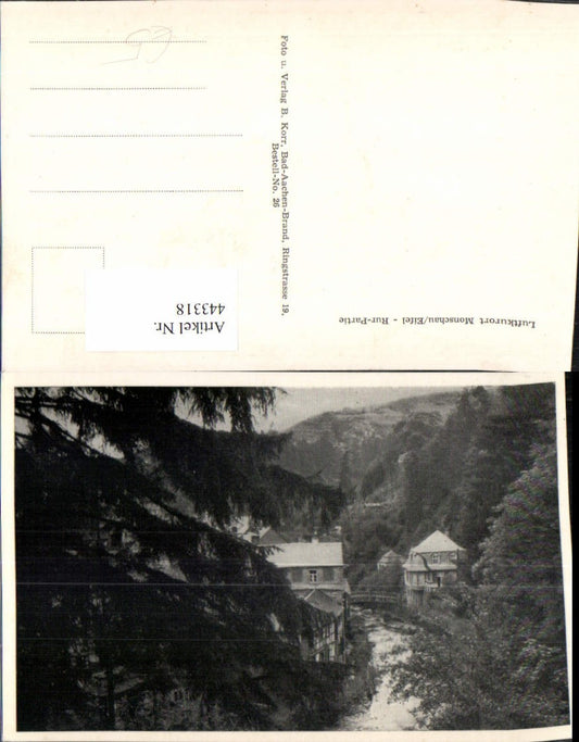 443318,Monschau in d. Eifel Rur-Partie Fluss