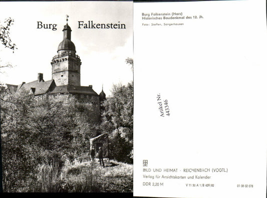 443346,Burg Falkenstein im Harz pub VEB