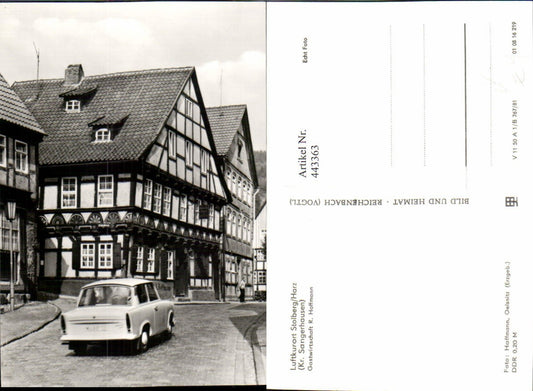 443363,Stolberg im Harz Gastwirtschaft R. Hoffmann Trabi pub VEB