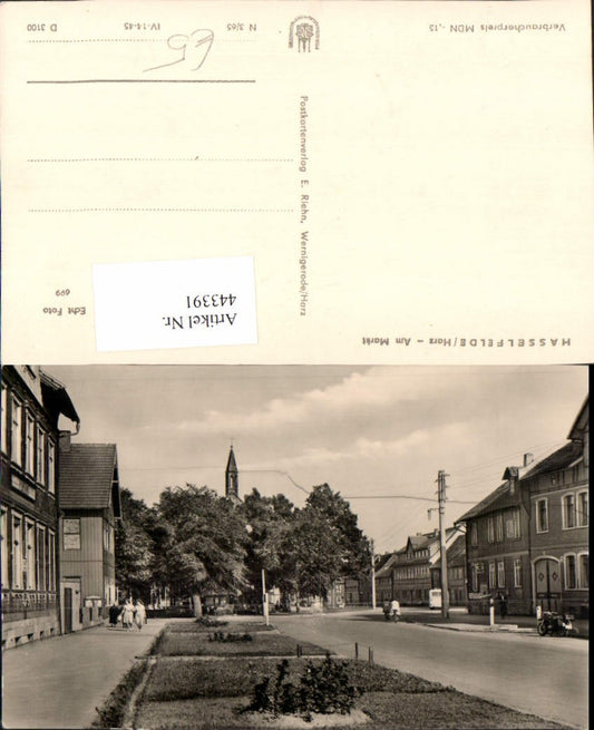 443391,Hasselfelde im Harz Am Markt Straßenansicht