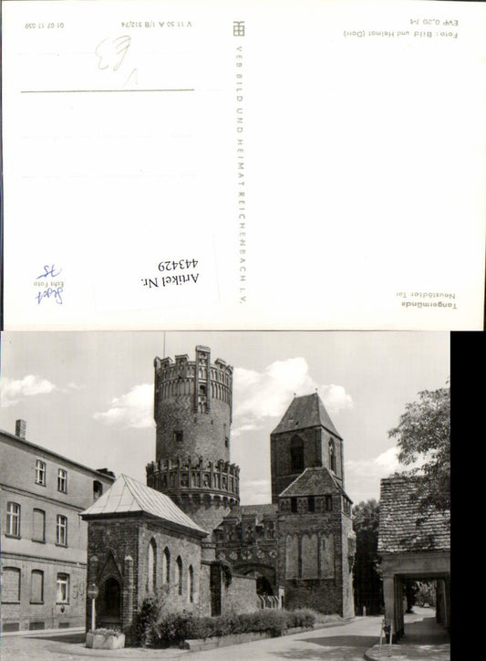 443429,Tangermünde Neustädter Tor Turm pub VEB