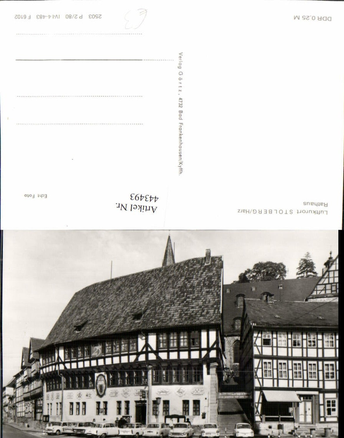 443493,Stolberg im Harz Rathaus Gebäude