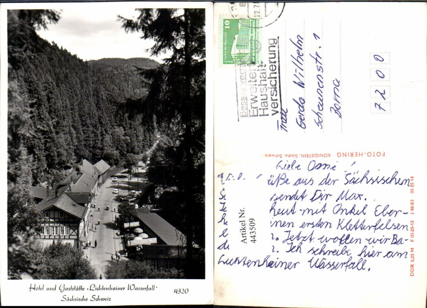 443509,Sächsische Schweiz Hotel Gaststätte Lichtenhainer Wasserfall pub Foto Hering