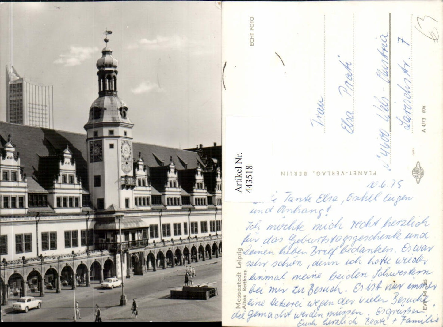 443518, Leipzig Old Town Hall Building Tower