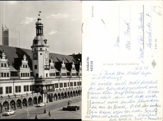 443518,Leipzig Altes Rathaus Gebäude Turm