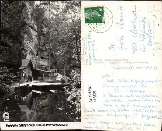 443520,Sächsische Schweiz Bootstation Obere Schleusen-Klamm b. Saupsdorf