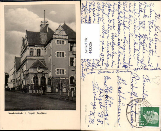 443526,Reichenbach im Vogtland Postamt Gebäude