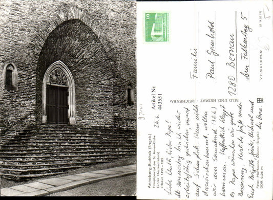 443551,Annaberg-Buchholz St. Annen-Kirche Portal pub VEB