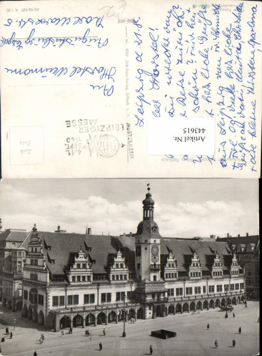 443615,Leipzig Altes Rathaus Gebäude