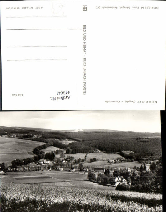 443641,Neudorf im Erzgebirge Vierenstraße Teilansicht pub VEB