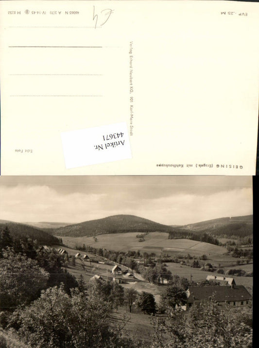 443671,Geising im Erzgebirge Teilansicht m. Kohlhaukuppe