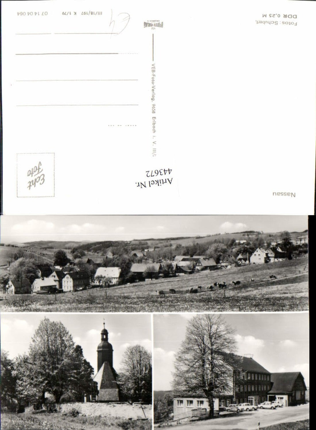 443672,Nassau Teilansicht Kirche Mehrbildkarte