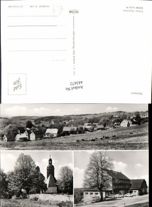 443672,Nassau Teilansicht Kirche Mehrbildkarte