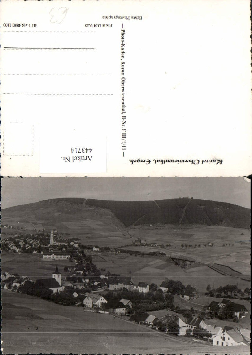 443714,Oberwiesenthal im Erzgebirge Totale
