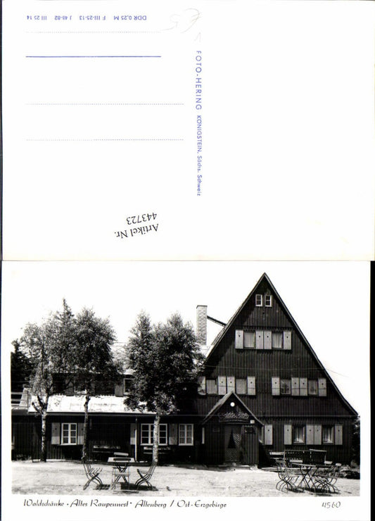 443723,Altenberg im Erzgebirge Waldschänke Altes Raupennest pub Foto Hering 4560