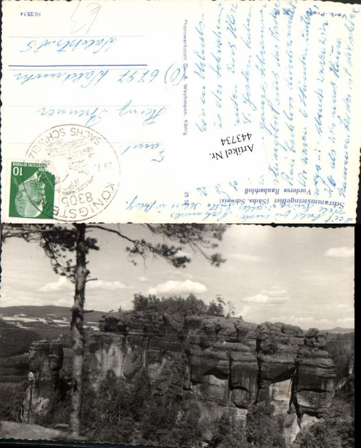 443734,Sächsische Schweiz Schrammsteingebiet Raubschloss b. Königstein
