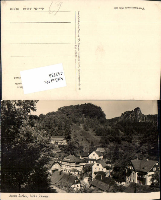 443738,Sächsische Schweiz Rathen Teilansicht