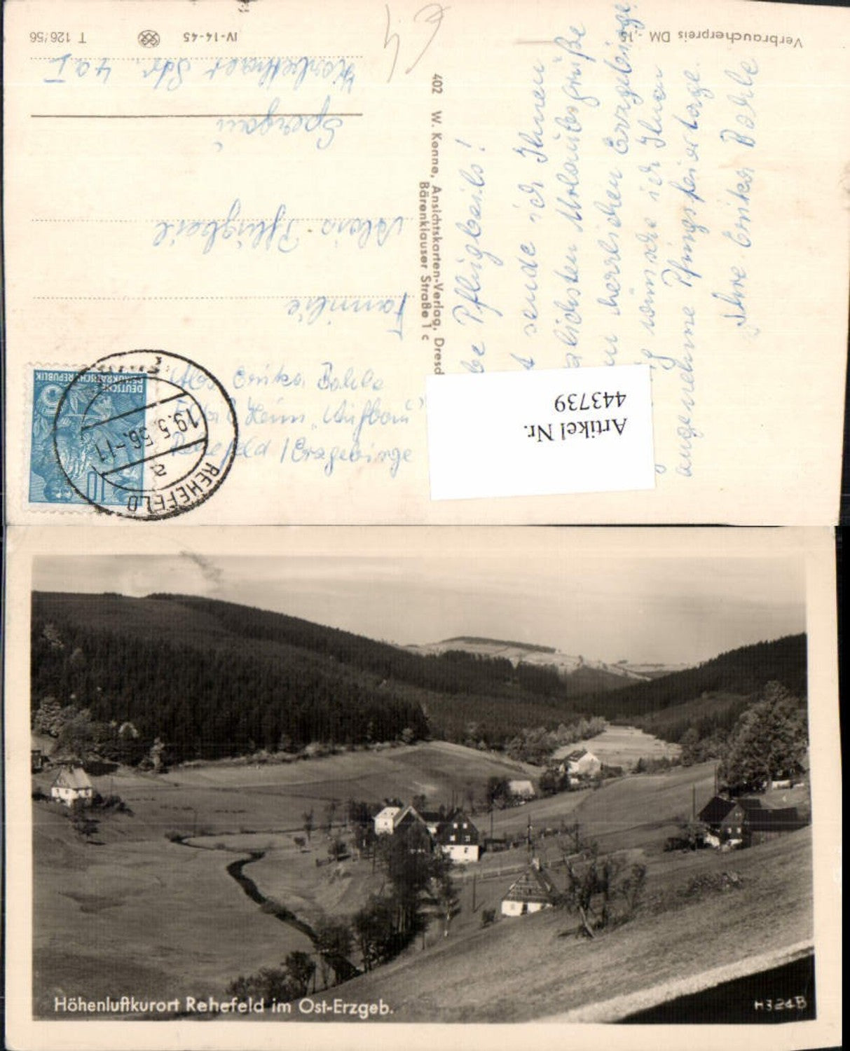 443739,Rehefeld im Osterzgebirge Teilansicht