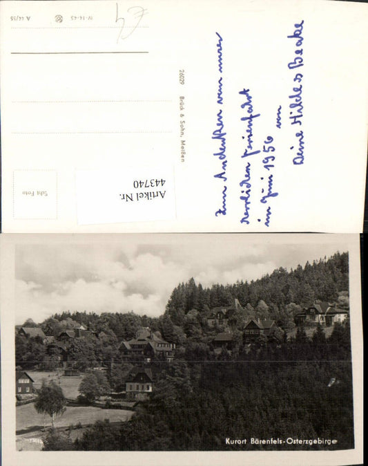 443740,Bärenfels im Osterzgebirge Teilansicht