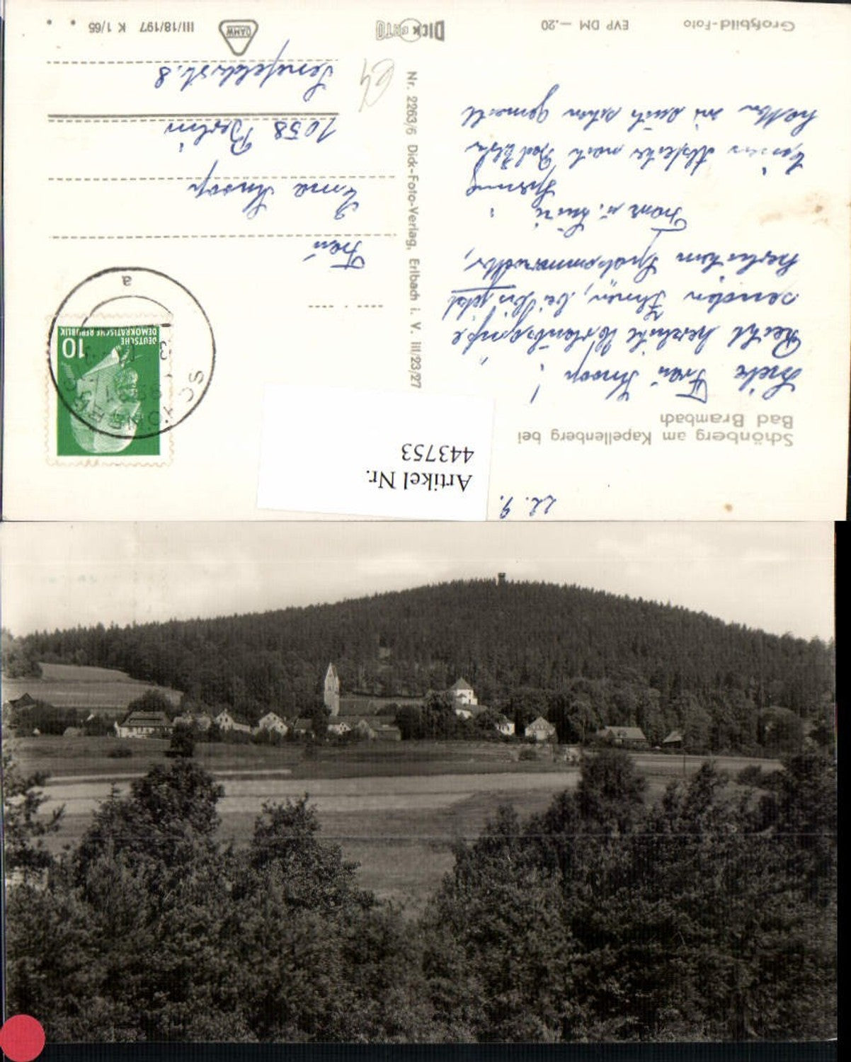 443753,Schönberg am Kapellenberg b. Bad Brambach Teilansicht