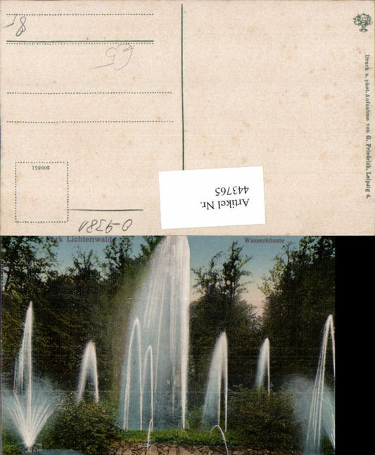 443765,Niederwiesa Park Lichtenwalde Wasserkünste Brunnen