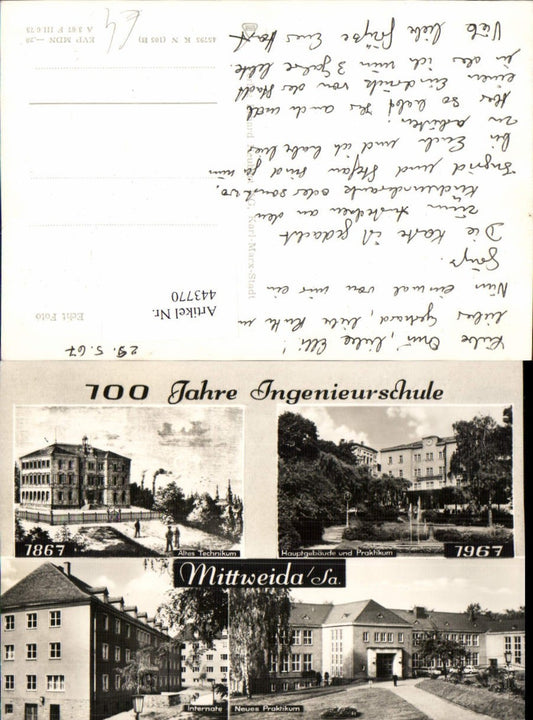 443770,Mittweida 100 Jahre Ingenieurschule Mehrbildkarte