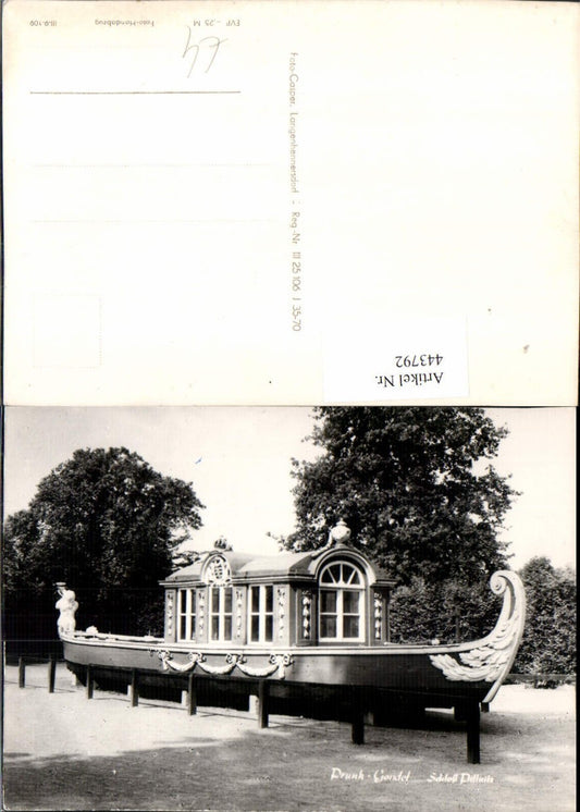 443792,Dresden Schloss Pillnitz Prunk Gondel Boot