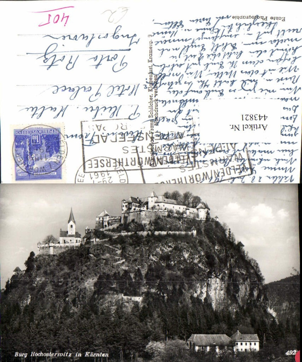 443821,Burg Hochosterwitz b. St. Georgen am Längsee